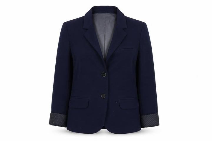 Gap Women Blue Regular Fit Blazer Jacket Size 6 Lined Business Workwear