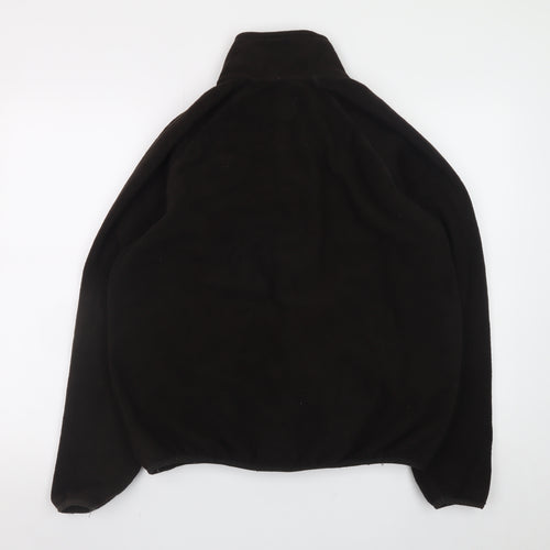 Common People Men's Black Fleece Full Zip Jacket Size M
