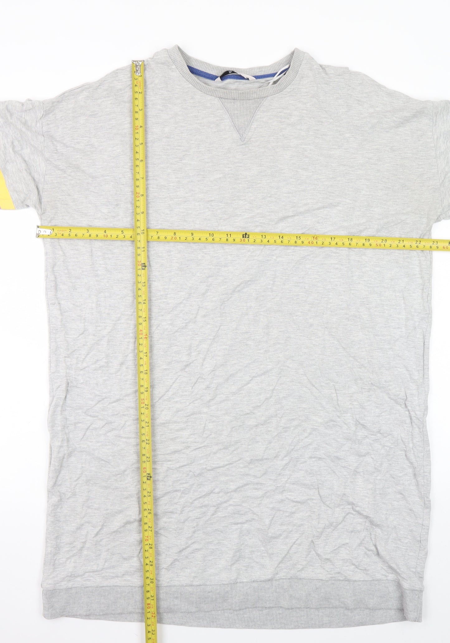 Tu Women’s Grey Colourblock Long Sleeve Sweatshirt Dress Size 18