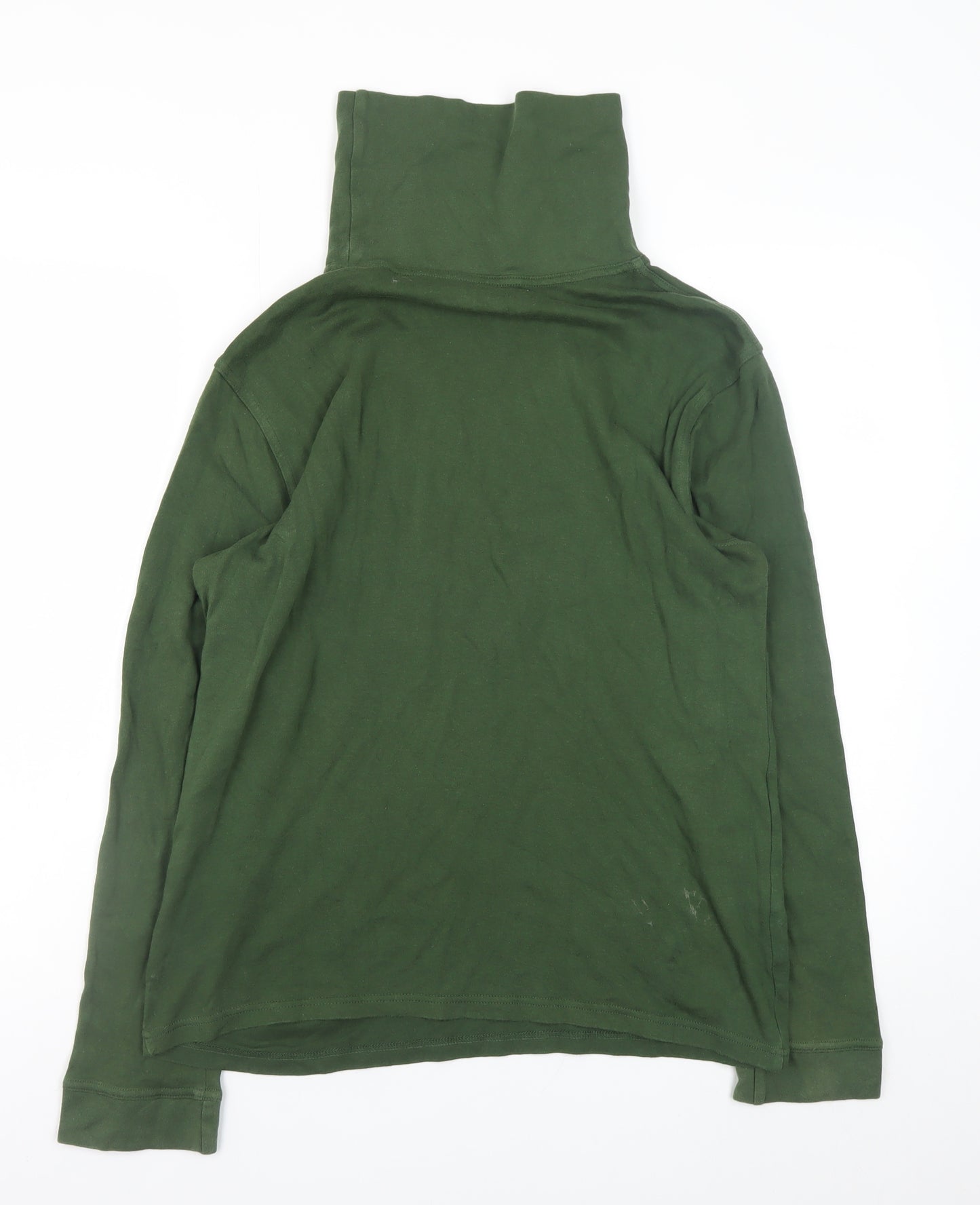 Mountain Warehouse Men's Green Roll Neck Long Sleeve T-Shirt Size L