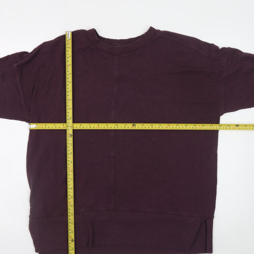 Next Men's Purple Knit Pullover Jumper L Regular Fit Crew Neck