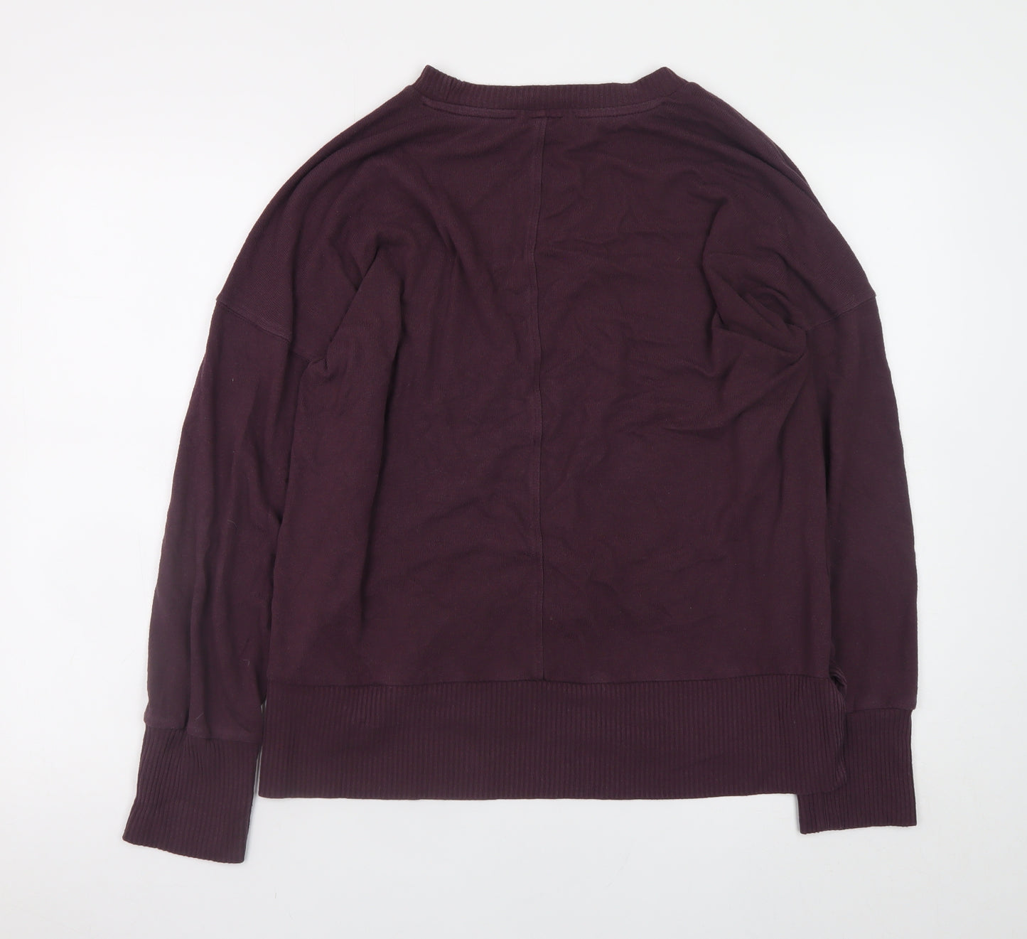 Next Men's Purple Knit Pullover Jumper L Regular Fit Crew Neck