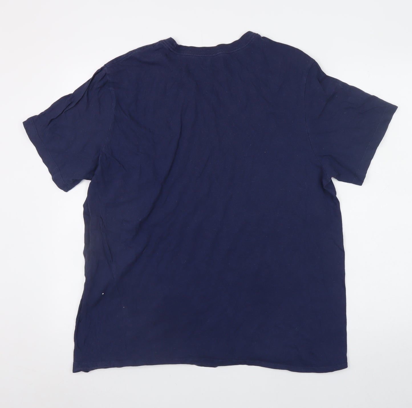 Nike Men's Blue Red Sox Graphic T-Shirt L Regular Fit Sports Tee