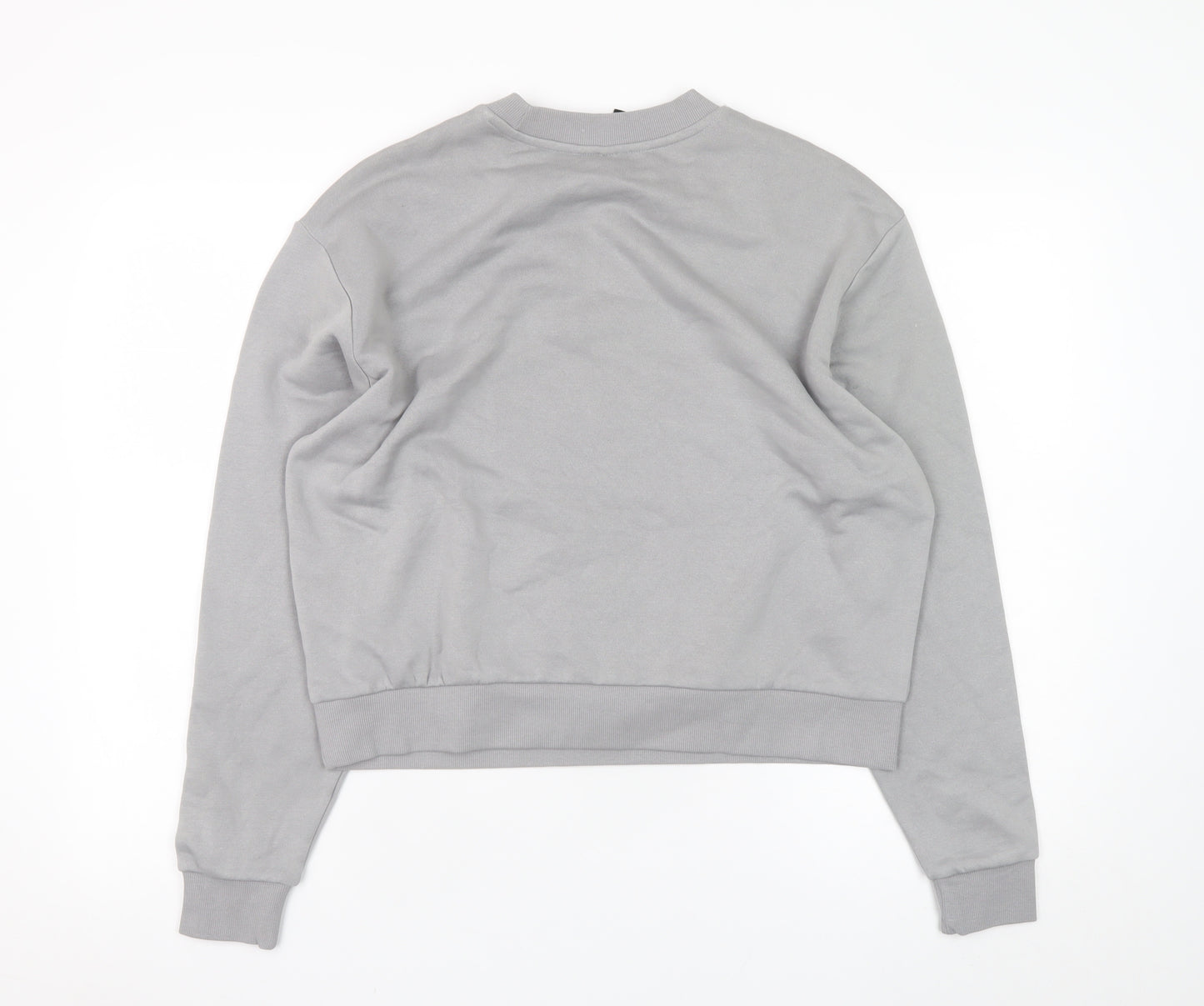 H&M Divided Men's Grey Graphic 72 Crew Neck Sweatshirt M
