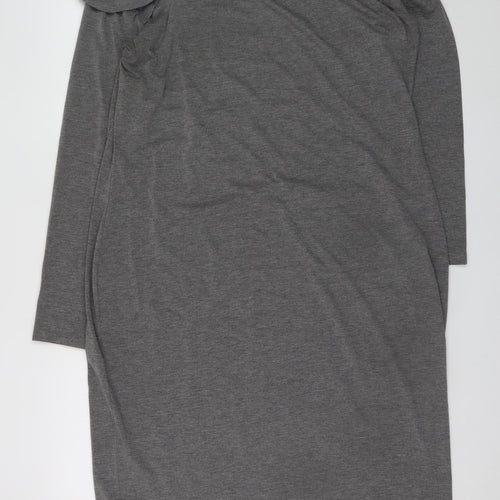 V by Very Women Grey Size 20 Long Sleeve Midi Dress