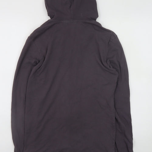 9LESTR Men's Grey Full Zip Hoodie Size S Regular Fit Cotton