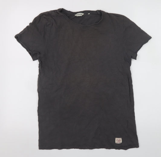 Jack & Jones Vintage Black Men’s Small Cotton Crew Neck T-Shirt
