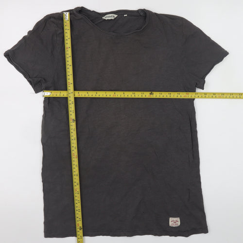 Jack & Jones Vintage Black Men’s Small Cotton Crew Neck T-Shirt