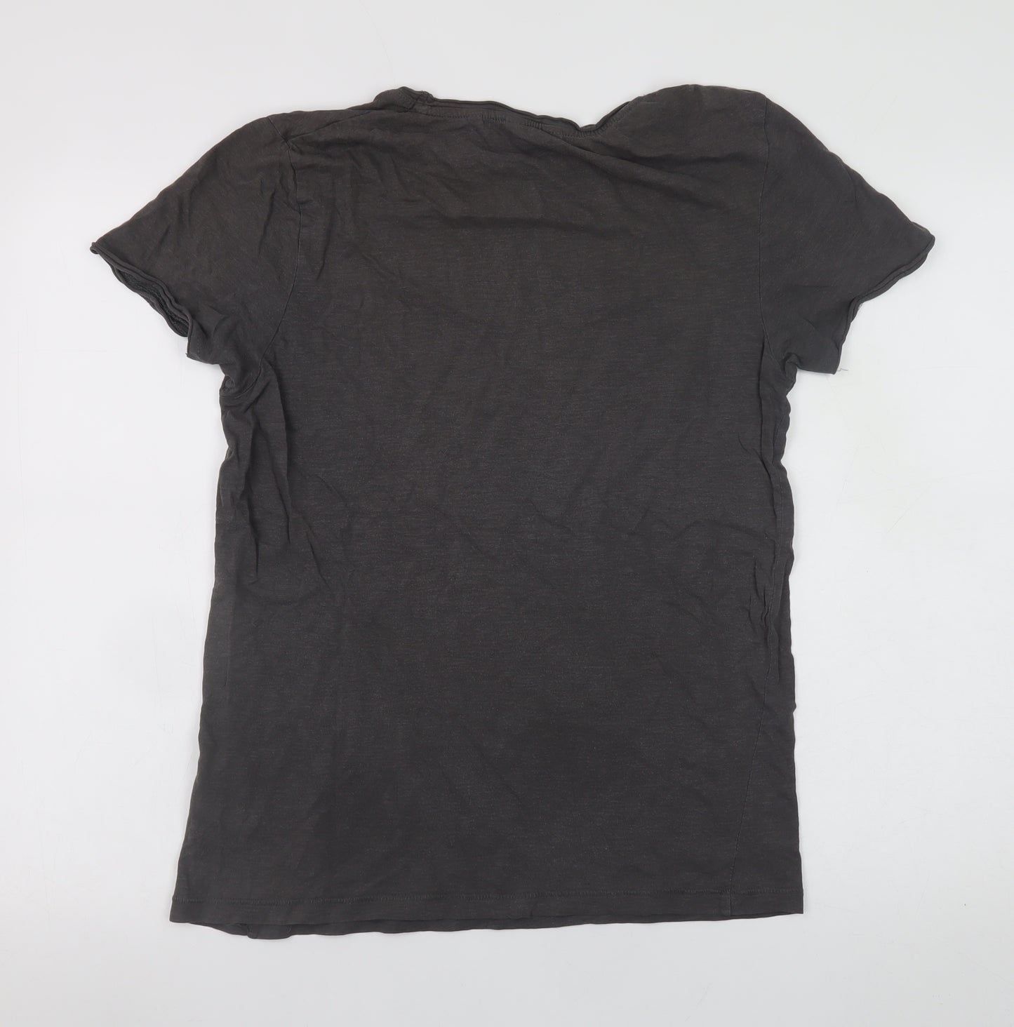 Jack & Jones Vintage Black Men’s Small Cotton Crew Neck T-Shirt