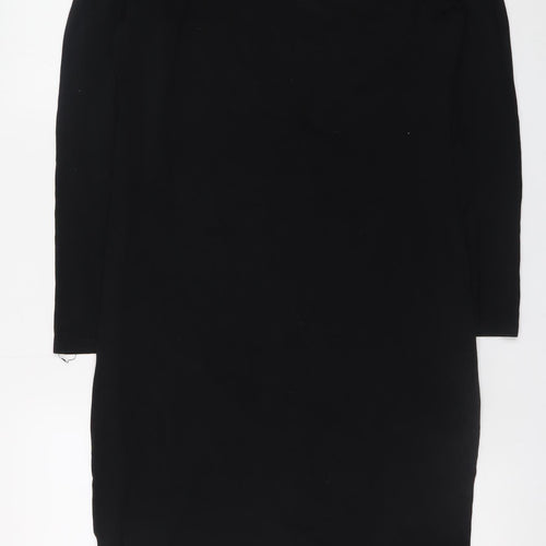 Atmosphere Women Black Size 14 Bodycon Knee Length Cotton Dress