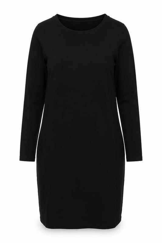 Atmosphere Women Black Size 14 Bodycon Knee Length Cotton Dress
