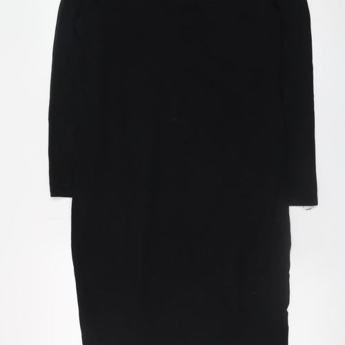 Atmosphere Women Black Size 14 Bodycon Knee Length Cotton Dress