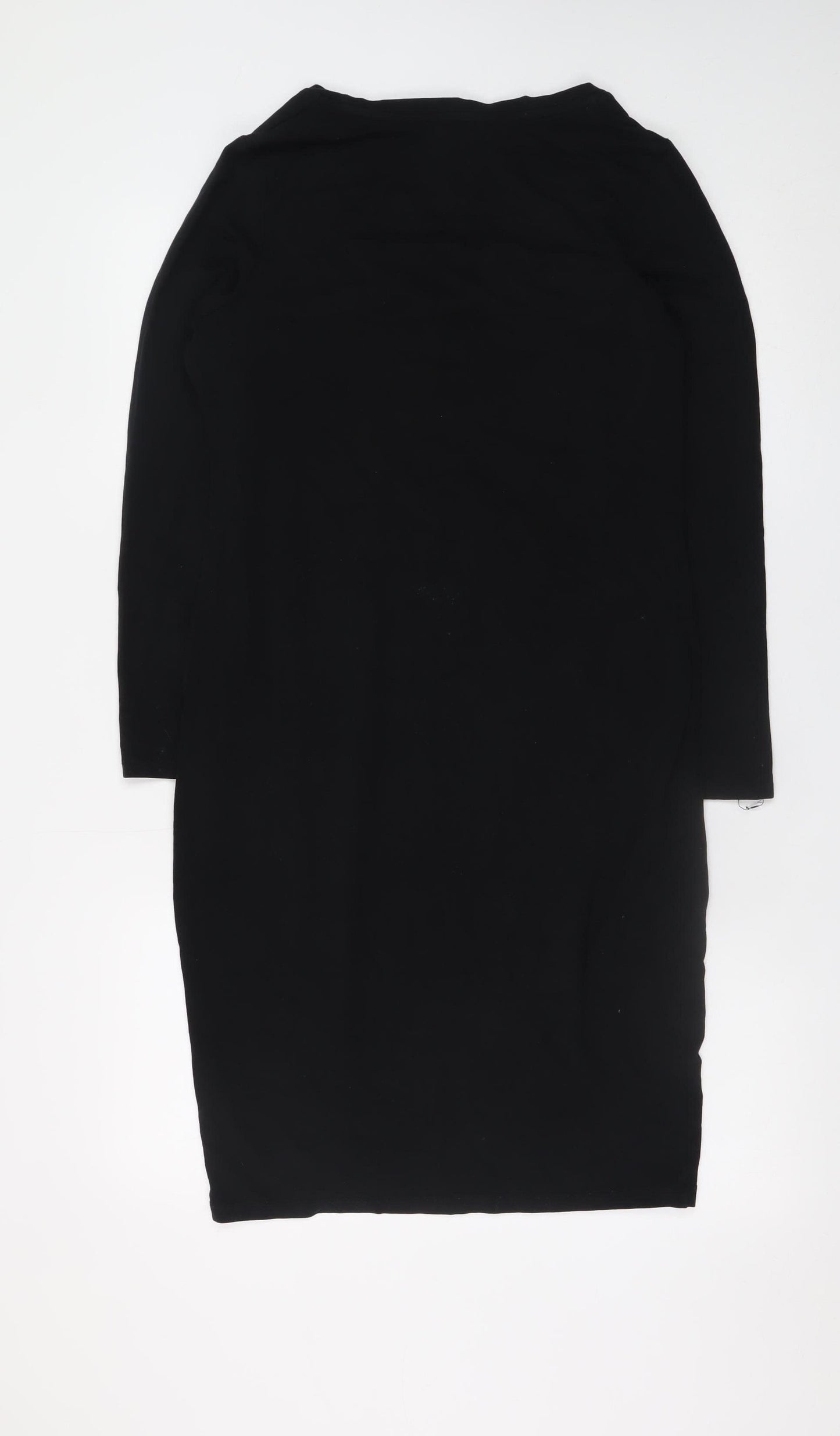 Atmosphere Women Black Size 14 Bodycon Knee Length Cotton Dress