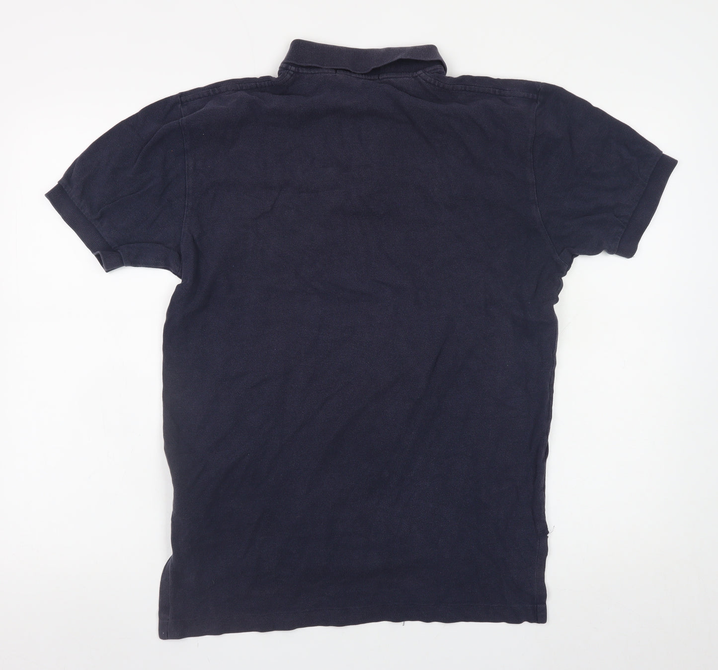 Ralph Lauren Men's Blue Cotton Short Sleeve Polo Shirt Size S