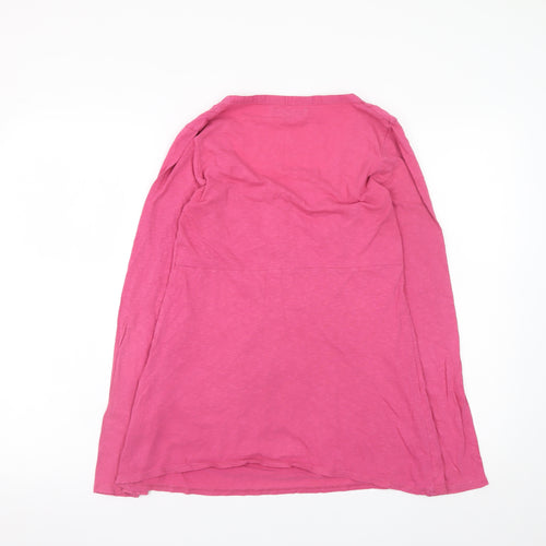 White Stuff Women’s Pink Cotton Tunic Blouse Size 10