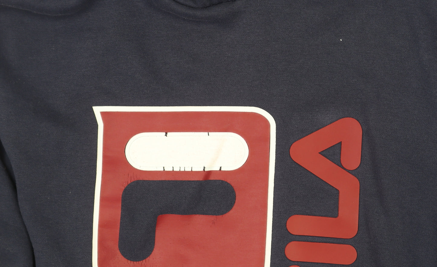 Fila Men’s Blue Pullover Hoodie L Logo Graphic Sportswear