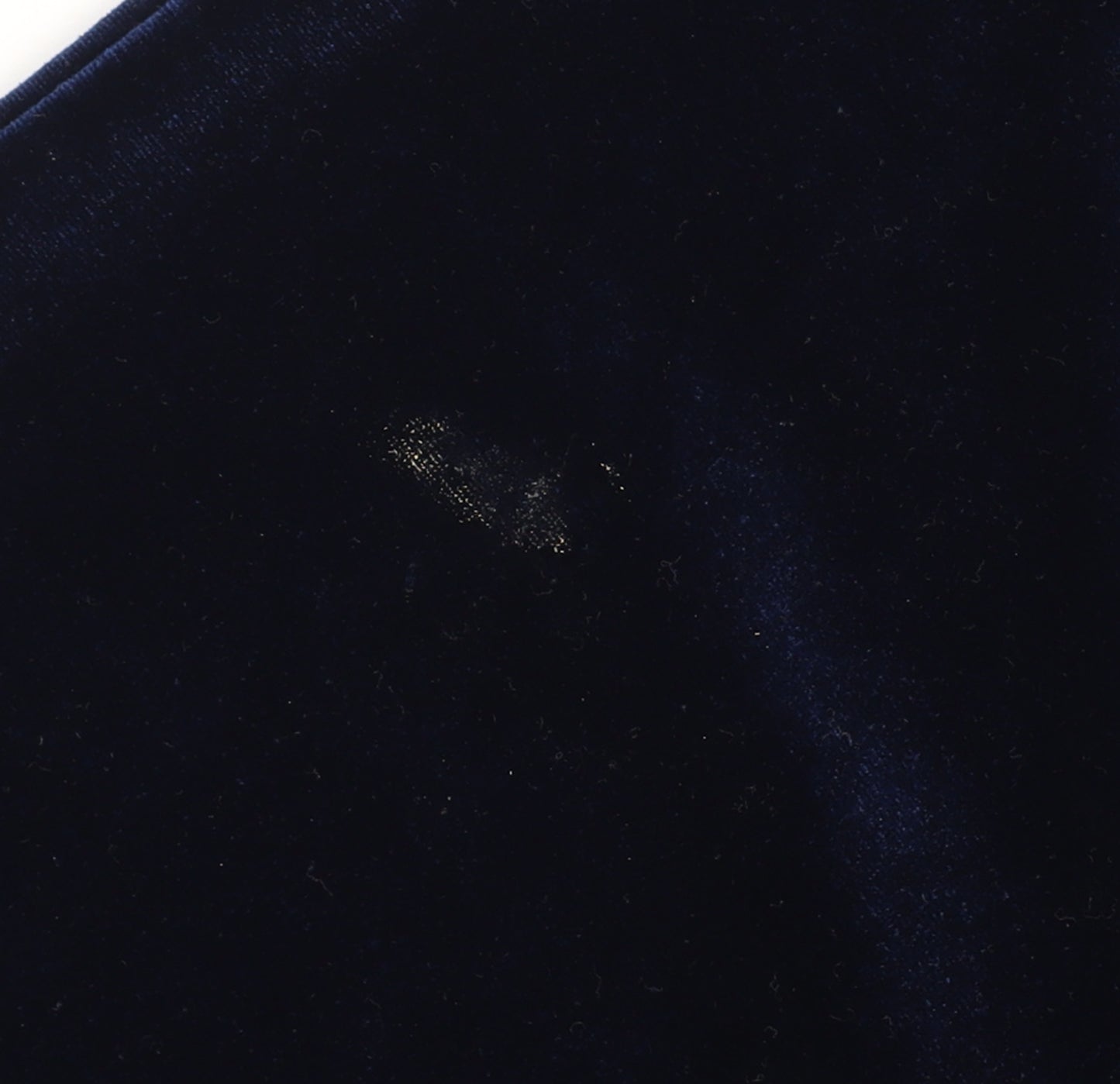 Peachy Den Women's Blue Velvet Collared Zip Jumpsuit Size M