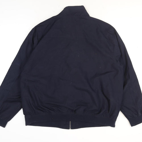James Pringle Men's Blue 2XL Bomber Jacket Full Zip Lined Casual