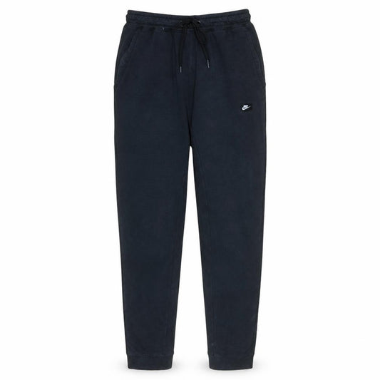 Front view of Nike Men's Black Jogger Sweatpants M Regular Fit Cotton Blend