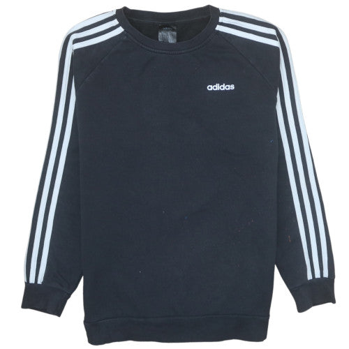 Adidas Womens Black XS Crew Neck Pullover Sweatshirt