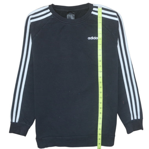 Adidas Womens Black XS Crew Neck Pullover Sweatshirt
