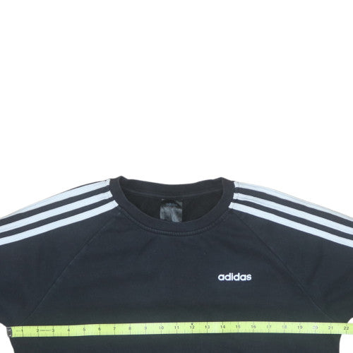 Adidas Womens Black XS Crew Neck Pullover Sweatshirt