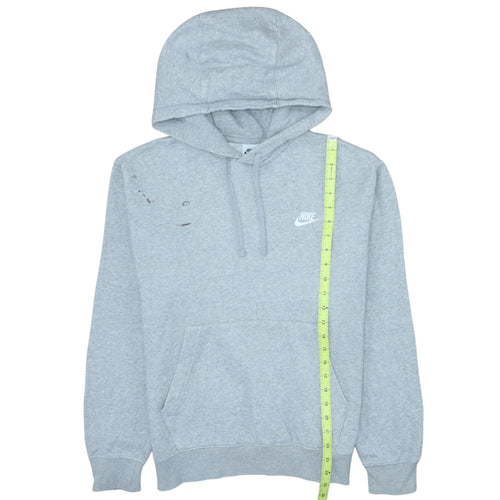 Nike Men's Grey Pullover Hoodie Size S Regular Fit Fleece