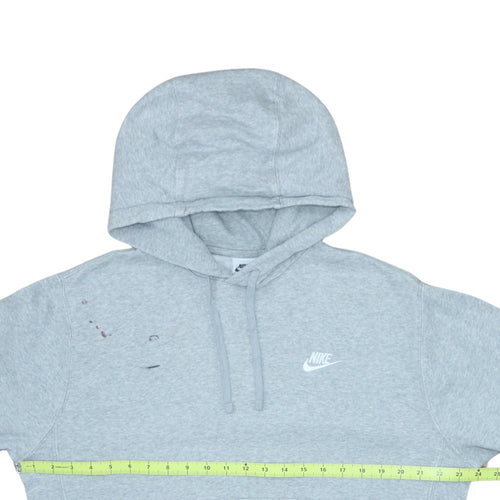 Nike Men's Grey Pullover Hoodie Size S Regular Fit Fleece