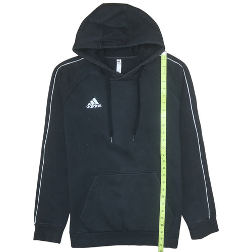 Adidas Men's Black Pullover Hoodie Medium Sports Fleece