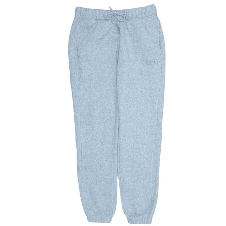 Diesel Mens Grey Jogger Sweatpants S Regular Fit Elastic Waist