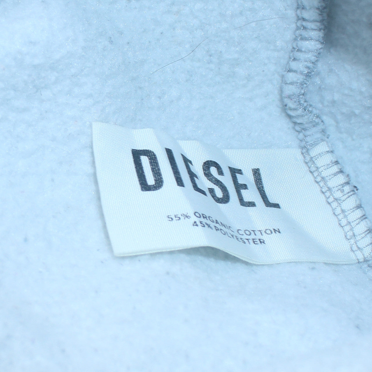 Diesel Mens Grey Jogger Sweatpants S Regular Fit Elastic Waist