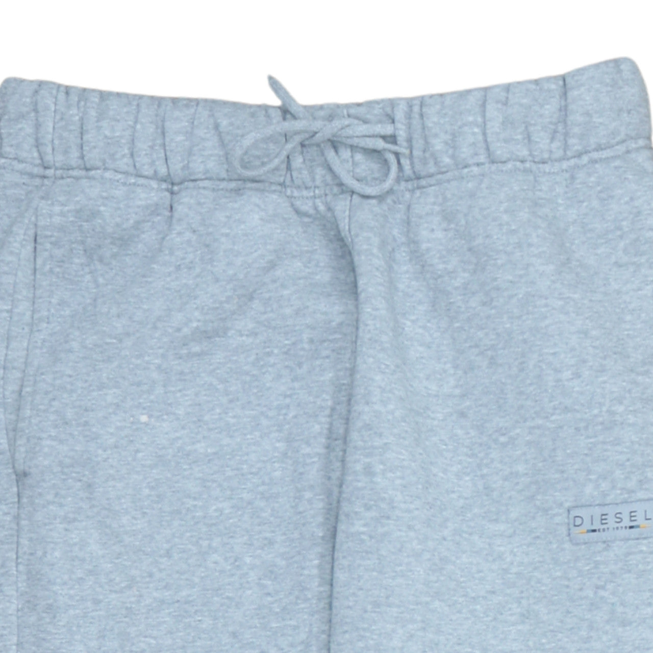 Diesel Mens Grey Jogger Sweatpants S Regular Fit Elastic Waist