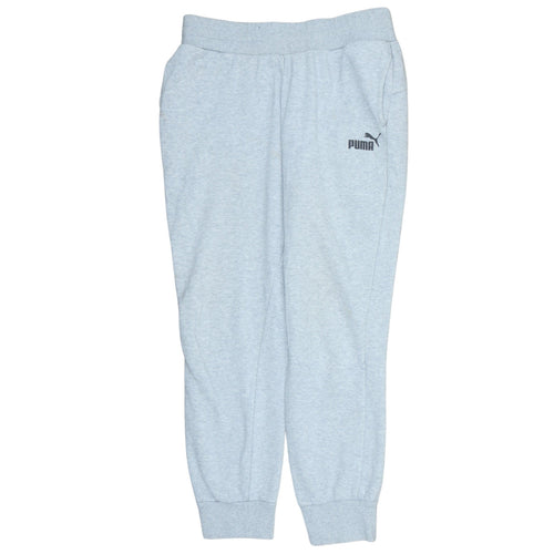 Puma Women’s Grey Jogger Sweatpants Size 12 Regular Fit Activewear