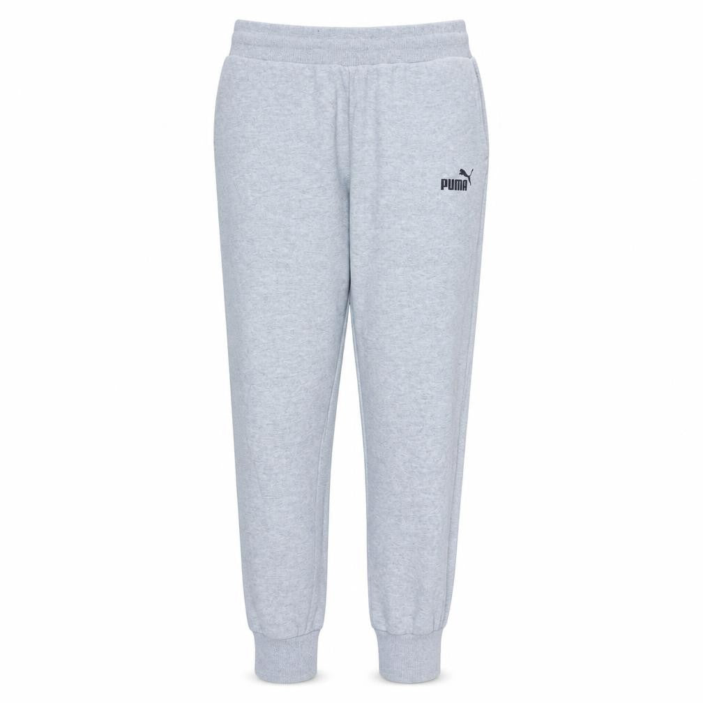 Front view of Puma Women’s Grey Jogger Sweatpants, size UK 12, Regular Fit Activewear