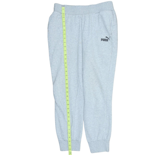 Puma Women’s Grey Jogger Sweatpants Size 12 Regular Fit Activewear