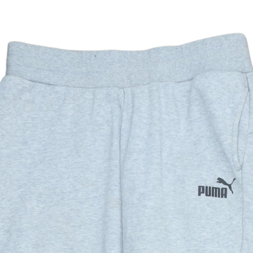 Puma Women’s Grey Jogger Sweatpants Size 12 Regular Fit Activewear
