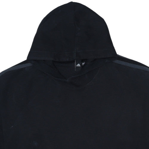 Adidas Men's Black Pullover Hoodie L Regular Fit Sportswear