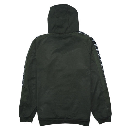 Adidas Mens Green Pullover Hoodie Size M Regular Fit Sportswear