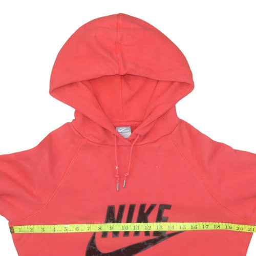 Nike Mens Red Pullover Hoodie L Sportswear Graphic Fleece