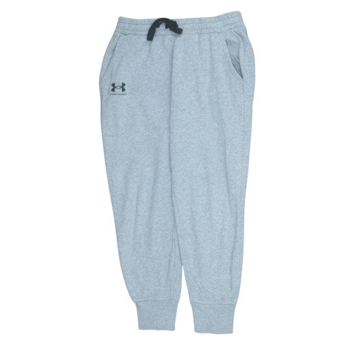 Under Armour Men's Grey Fleece Jogger Trousers M Relaxed Fit