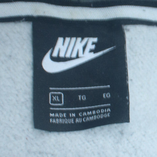 Nike Air Men’s Grey XL 1/2 Zip Hoodie Fleece Pull Over Sportswear