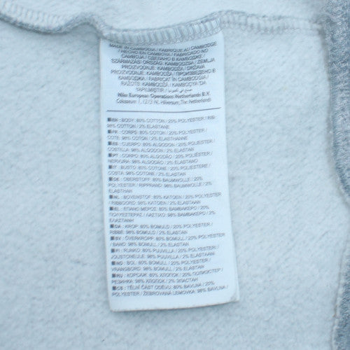 Nike Air Men’s Grey XL 1/2 Zip Hoodie Fleece Pull Over Sportswear