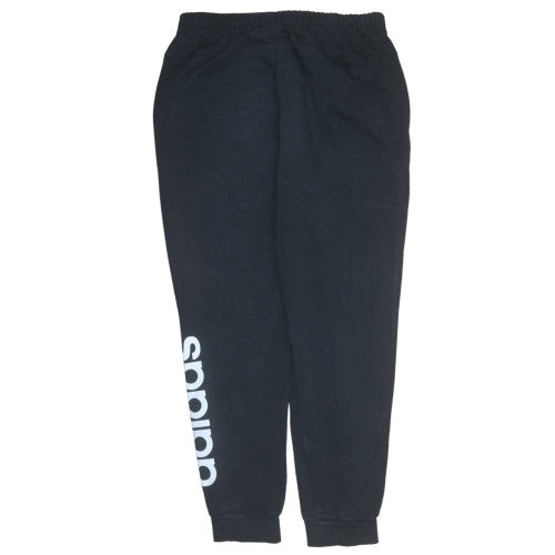Adidas Womens Black XL Jogger Sweatpants Elastic Waist Pockets