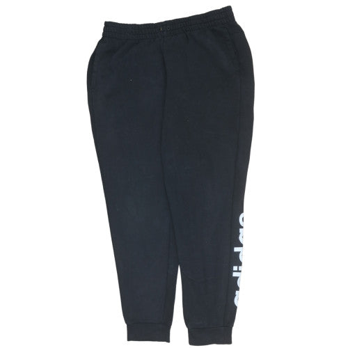 Adidas Womens Black XL Jogger Sweatpants Elastic Waist Pockets