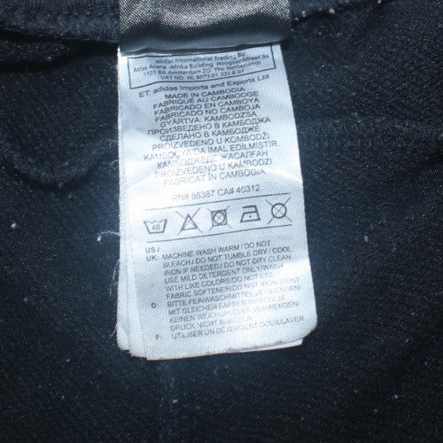 Adidas Womens Black XL Jogger Sweatpants Elastic Waist Pockets