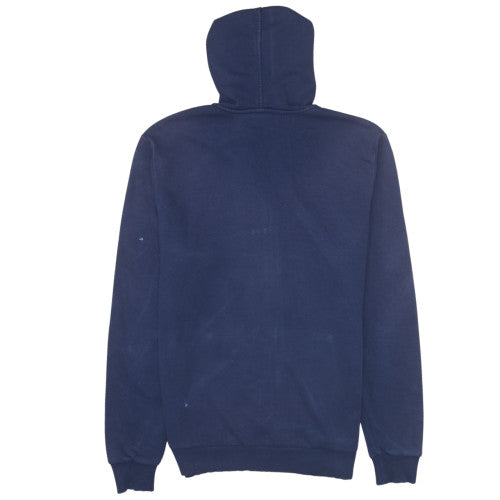 Puma Men's Blue Full Zip Hoodie L Cotton Blend Fleece