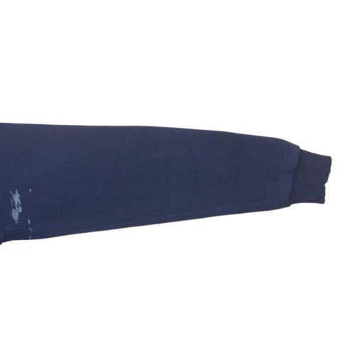 Puma Men's Blue Full Zip Hoodie L Cotton Blend Fleece