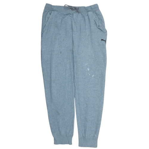Puma Men's Grey XL Jogger Sweatpants with Drawstring Waist