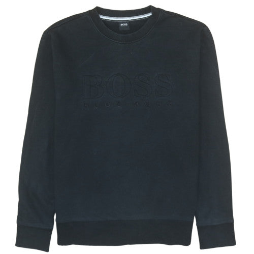 Hugo Boss Men's Black XL Crew Neck Pullover Sweatshirt