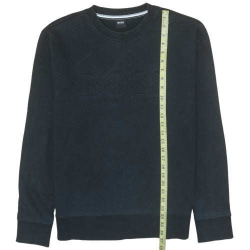 Hugo Boss Men's Black XL Crew Neck Pullover Sweatshirt